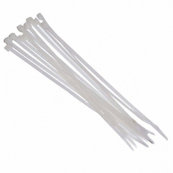 Abraçadeira Nylon 300x3,6mm Branca C/100 Brasfort - Ref.8678