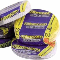 CABO FLEXÍVEL 750V 100M 4MM BRANCO COBRECOM