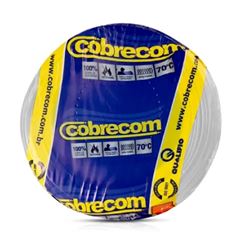 Fio Sólido 750V 06,00mm 100m Branco Cobrecom - Ref.1010703101