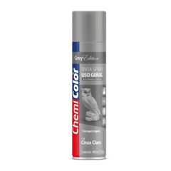 TINTA SPRAY GERAL CINZA CLARO 400ML CHEMICOLOR-Ref.068.0197