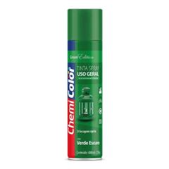 Tinta Spray Geral Verde Escuro 400ml Chemicolor - Ref.068.0087