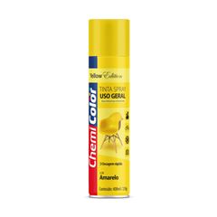 TINTA SPRAY GERAL AMARELO 400ML CHEMICOLOR - Ref.068.0091