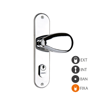 Fechadura Externa Taco Golf Esp/Zero Crom Silvana - Ref.98114