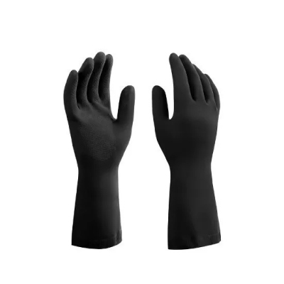 Luva Epi Latex Antiderrapante Reforcada Preta T-08 G Mucambo - Ref.PA27664-8