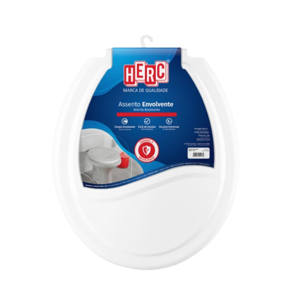 Assento Sanitário Envolvente Branco Herc - Ref.385