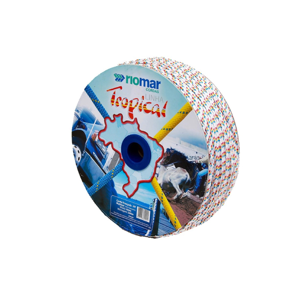 Carretel Corda Trançada Pp Tropical 04mm Multicor 360m Riomar - Ref.43204231