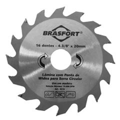 DISCO DE SERRA CIRCULAR WIDEA PREMIUM 7.1/4''X20MMX24D BRASFORT - Ref.7364