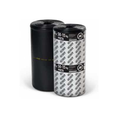 Lona Plástica Preta 100 Micra 4x110 40kg Lonax - Ref.10010019