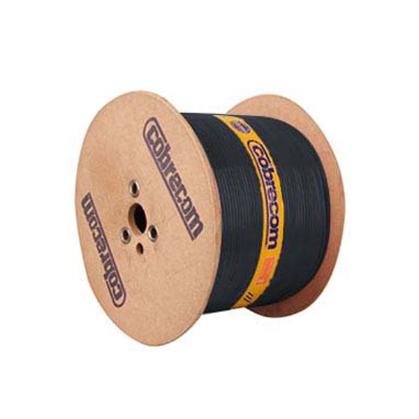 Carretel Cabo Flexível 750v 01,50mm 1400m Preto Cobrecom - Ref.1150404401
