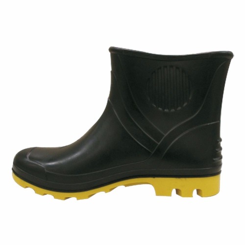 Bota Pvc Preta 3/4 Solado Amarelo S/ Forro 39 Pegaforte - Ref.346539460390