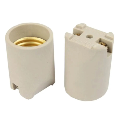 Bocal Porcelana E27 S/Borne Ilumi - Ref.1601