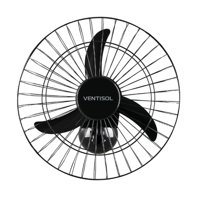 Ventilador Parede Bivolt Preto 60cm Ventisol - Ref.82