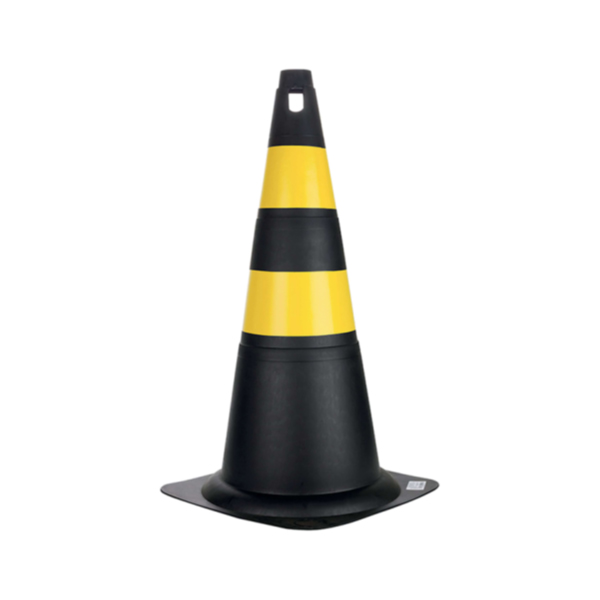 Cone Sinalizador 50cm Amarelo/Preto Delta Plus - Ref.WPS1915
