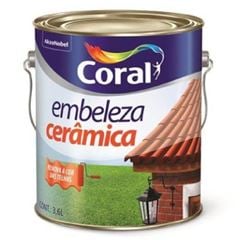 Tinta Brilhante Embeleza Cerâmica 3,6L Coral - Ref.5202661