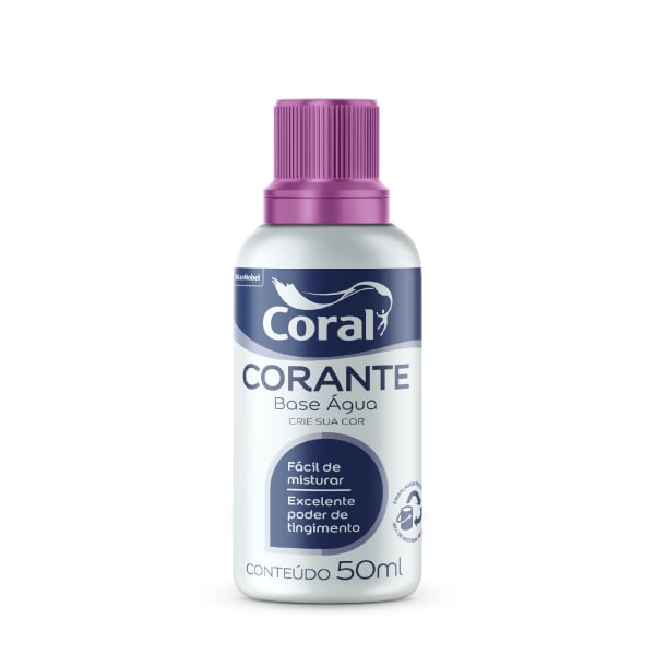 Corante Líquido 50ml Violeta Coral - Ref.5202604
