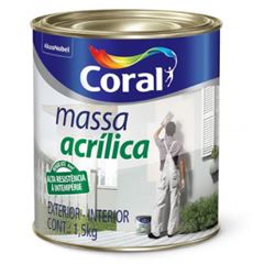 MASSA ACRILICA 1,5KG CORAL