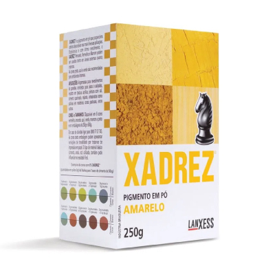 Pigmento Em Pó Xadrez 250g Amarelo - Ref.67350