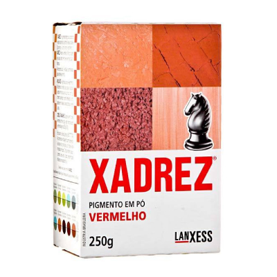 Pigmento Em Pó Xadrez 250g Vermelho - Ref.68039