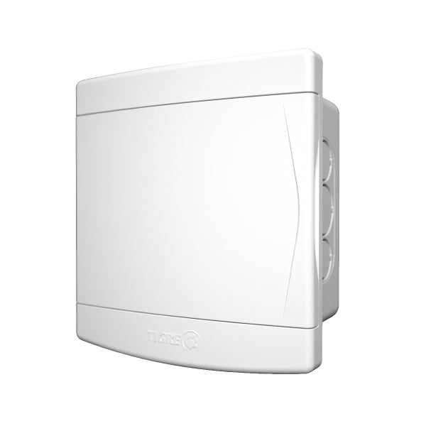 Quadro Distribuição Embutir sem Barramento 3/4 Disjuntor Porta Branca Tigre - Ref.33046979