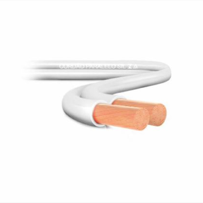 Carretel Fio Flexível Paralelo 300V 2x1,00 800m Branco Sil - Ref.00775.016.003.1.23
