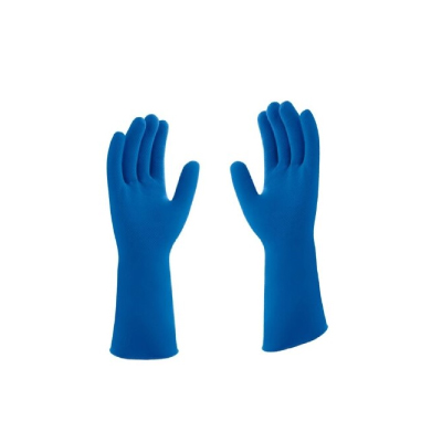 Luva Epi Latex Antiderrapante Azul S/Forro T-09 Xg Mucambo - Ref.PA13750-9