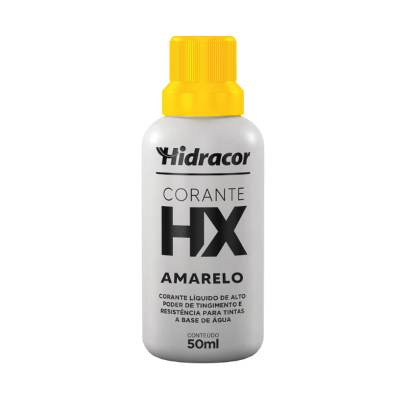 Corante Líquido Base Água Amarelo 50ml Hidracor - Ref.613306530/6030000009