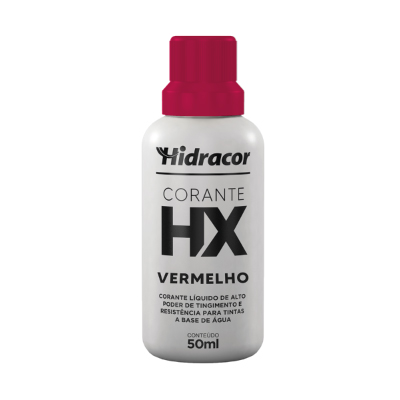 Corante Líquido Base Água Vermelho 50ml Hidracor - Ref.613304530/6030000008