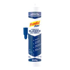 ADESIVO SILICONE ACÉTICO USO GERAL INCOLOR 260G MUNDIAL PRIME - Ref.PT0600030