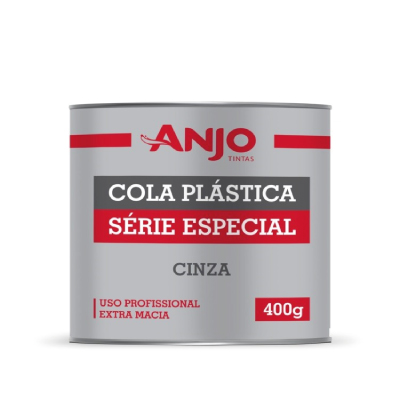 Cola / Massa Plástica Cinza 400g Anjo - Ref.001311-08