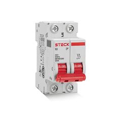 DISJUNTOR DIN BIPOLAR CURVA C 63A STECK - Ref.SDD62C63