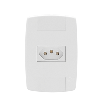 Tomada Embutir 10a Branca Lev Ilumi - Ref.87140