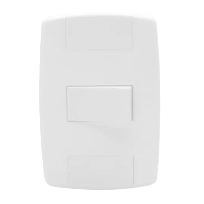 Interruptor Embutir 1 Tecla Branca Lev 10a Ilumi - Ref.8717