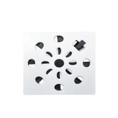 GRELHA ROTATIVA ANTI-INSETO BRANCA 9,4X9,4CM ASTRA - Ref.GRB11