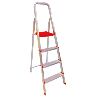 Escada Aluminio Domestica 4 Degraus Botafogo - Ref.ESC0063