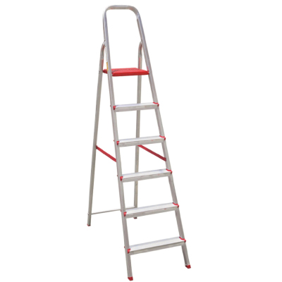 Escada Aluminio Domestica 6 Degraus Botafogo - Ref.ESC0065