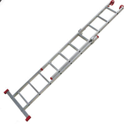 Escada Aluminio Extensiva 3 Em 1 2x7 Degraus Botafogo - Ref.ESC0616