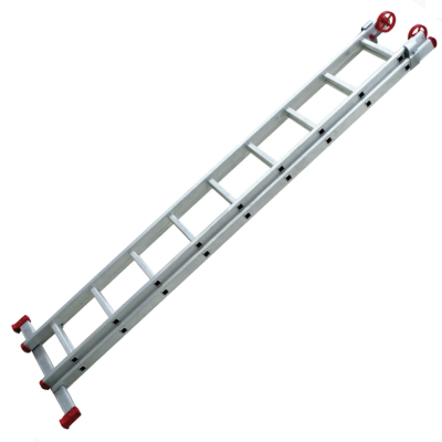 Escada Aluminio Extensiva 3 Em 1 2x9 Degraus Botafogo - Ref.ESC0618