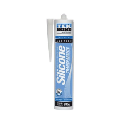 Adesivo Silicone Acético Uso Geral Incolor 280g Tekbond - Ref.69957321897