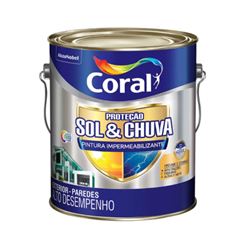 BASE T SOL&CHUVA PINTURA IMPERMEABILIZANTE FOSCO 3,2L CORAL-Ref.5314174