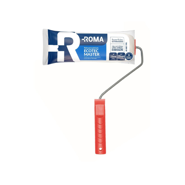 Rolo Lã Poliéster Ecotec C/Cabo 23cm Roma - Ref.280 19CM