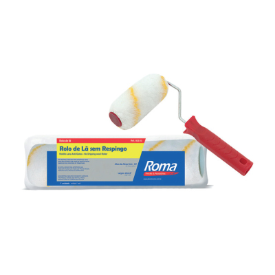 Rolo Lã S/Respingo C/Cabo 23cm Roma - Ref.822 23CM
