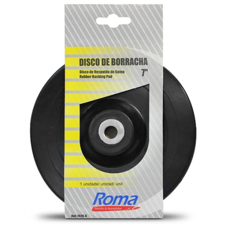 Disco De Borracha P/Boina 4.1/2'' Roma - Ref.7020 5