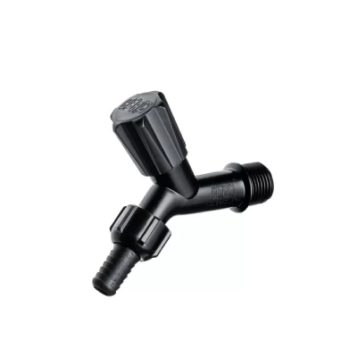 Torneira Jardim Preta 1/2 Com Adaptador 3/4 Herc - Ref.1128