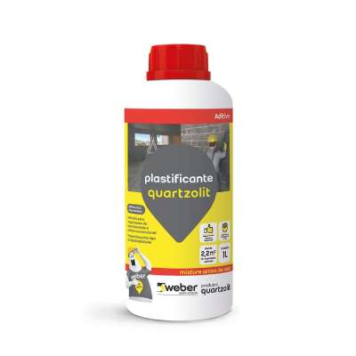 Aditivo Plastificante Para Argamassa 1l Quartzolit - Ref.30082.14.30.008
