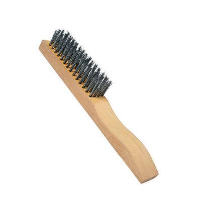 Escova De Aço Madeira 3 Fil Roma - Ref.4030