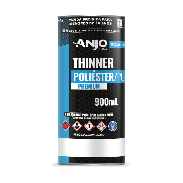 Thinner P/Poliester E Pu 500 900ml Anjo - Ref.035401-23