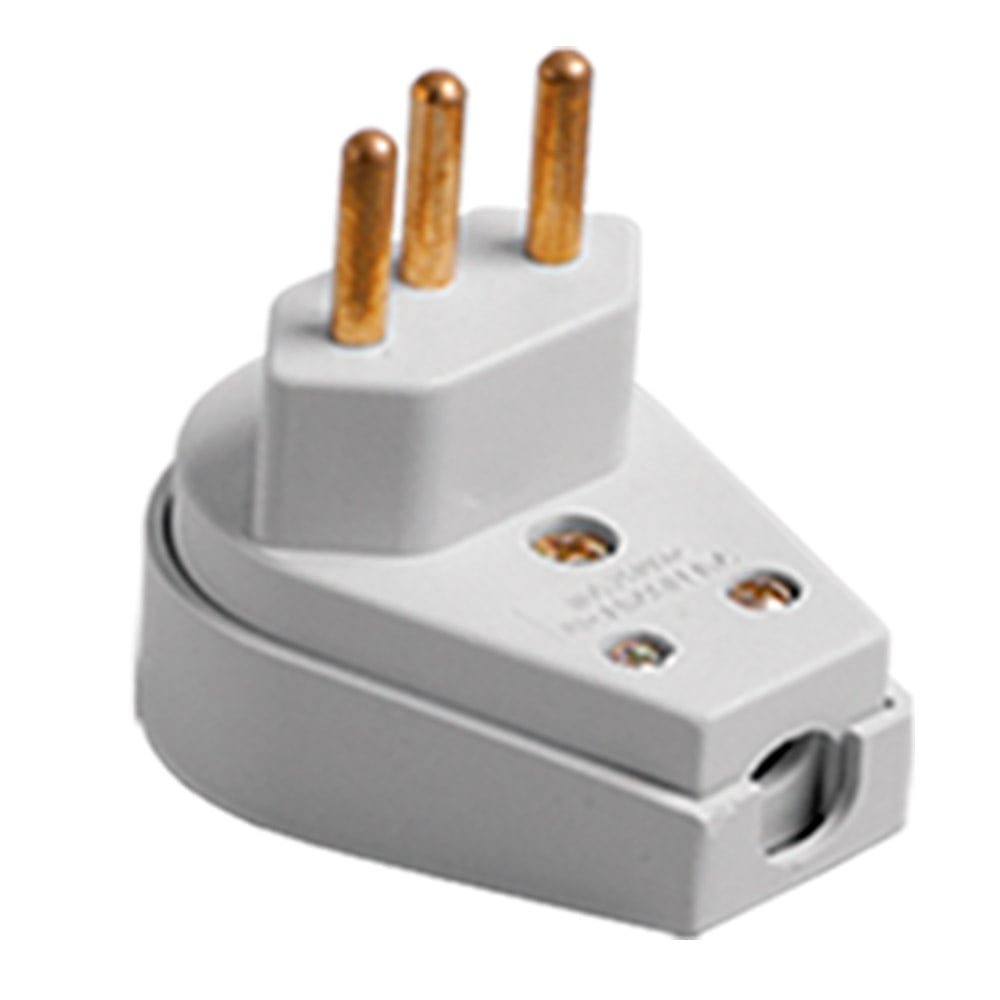 Pino Macho Prensa Cabo Gigante 2p+T 20a Cinza C/10 Ilumi - Ref.1417PCT