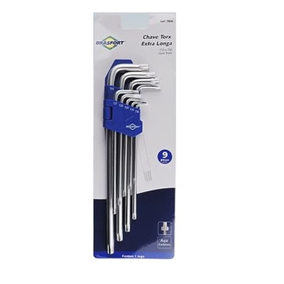 Jogo De Chave Torx Crv 9 Peças Brasfort - Ref.7836
