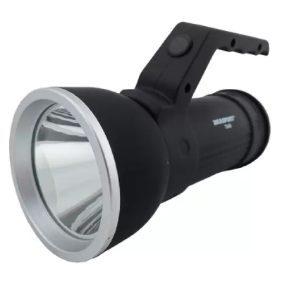 Lanterna Led Sirius Preta/Cromada Brasfort - Ref.7840