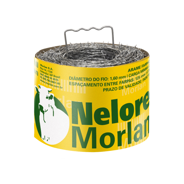 Arame Farpado Nelore 250m Morlan - Ref.1076
